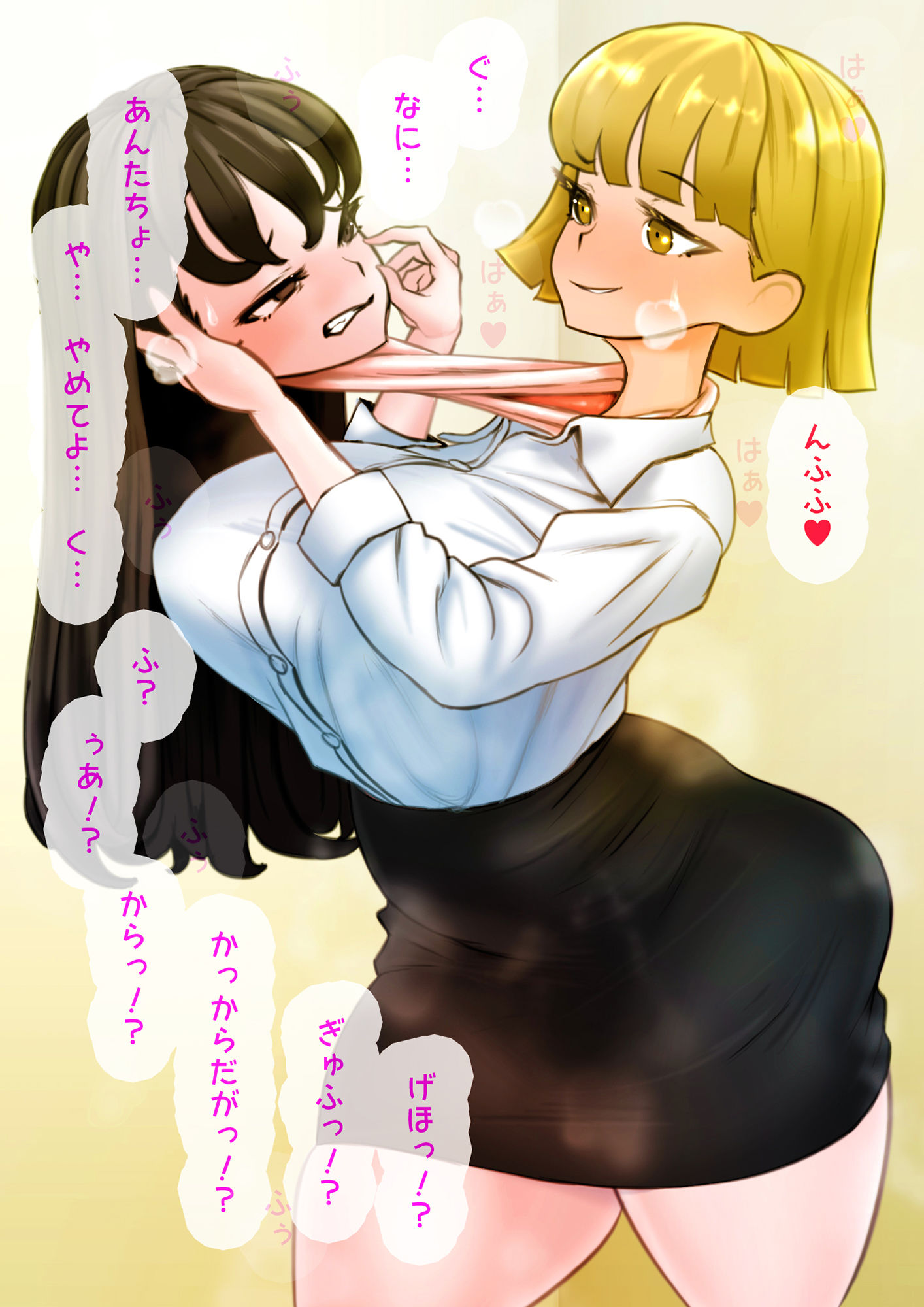 サンプル画像4:浮気調査対象の泥棒猫OLが昔好きだった女の子「高瀬」だったので依頼主OLを着たうえで「高瀬」を着て弄んでしまった探偵のお話(SENIPHA) [d_282071]