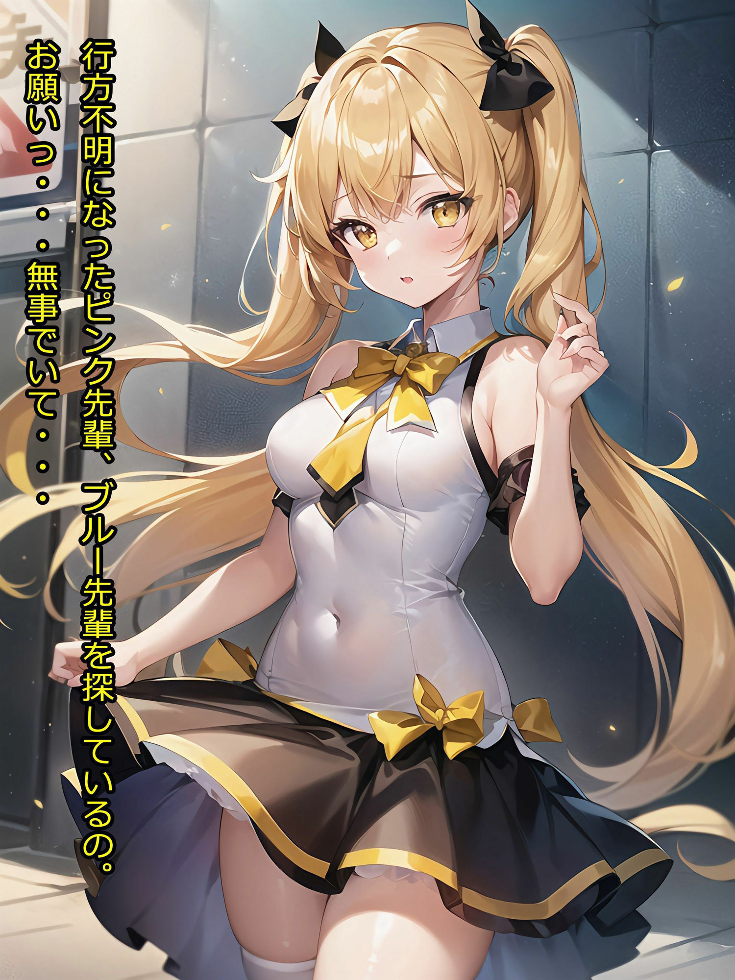 サンプル画像2:【イエロー編】禁断の悪堕ち変身ヒロイン（AIArt）(NaruMinix) [d_282246]