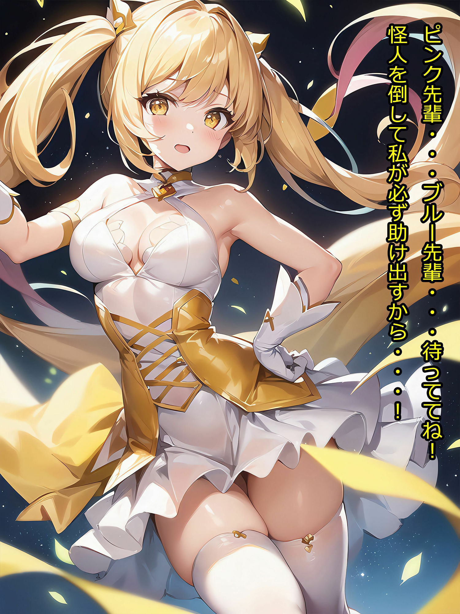 サンプル画像3:【イエロー編】禁断の悪堕ち変身ヒロイン（AIArt）(NaruMinix) [d_282246]