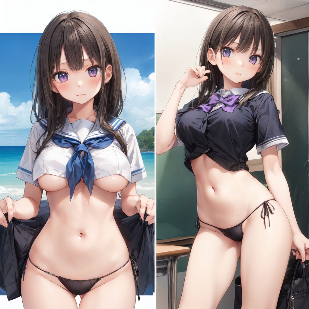 サンプル画像2:ぱすてるたっち2(川瀬と遊園地) [d_282295]