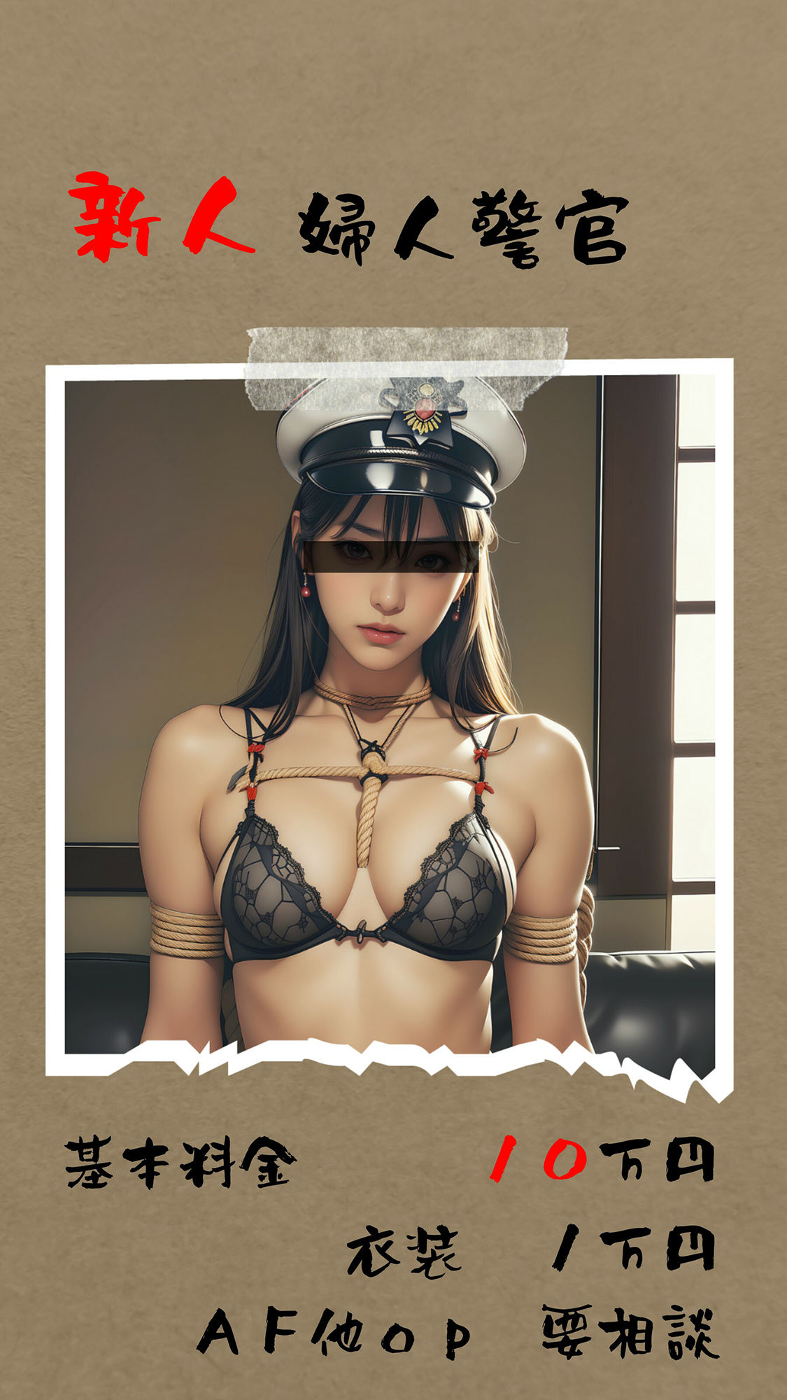 サンプル画像3:紗月（美人警察官編 収録01〜05）(AI＆ART Reina) [d_282504]