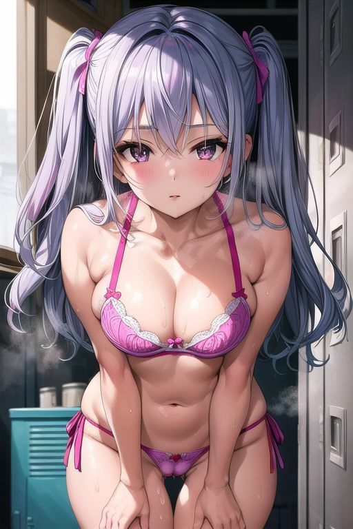 サンプル画像6:ロッカーになって熱気むんむんの女子更衣室を味わいたい(AI幻想庭園) [d_282559]