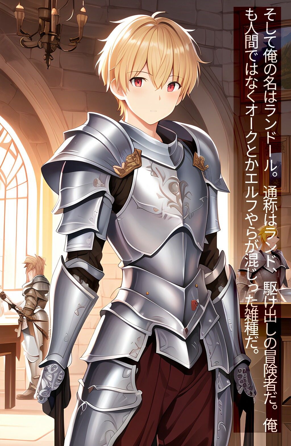 サンプル画像2:鎧の精霊(譚英愛) [d_282584]