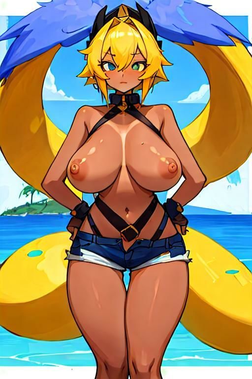 サンプル画像4:褐色娘CG集(タマナシノオオカミ) [d_282714]