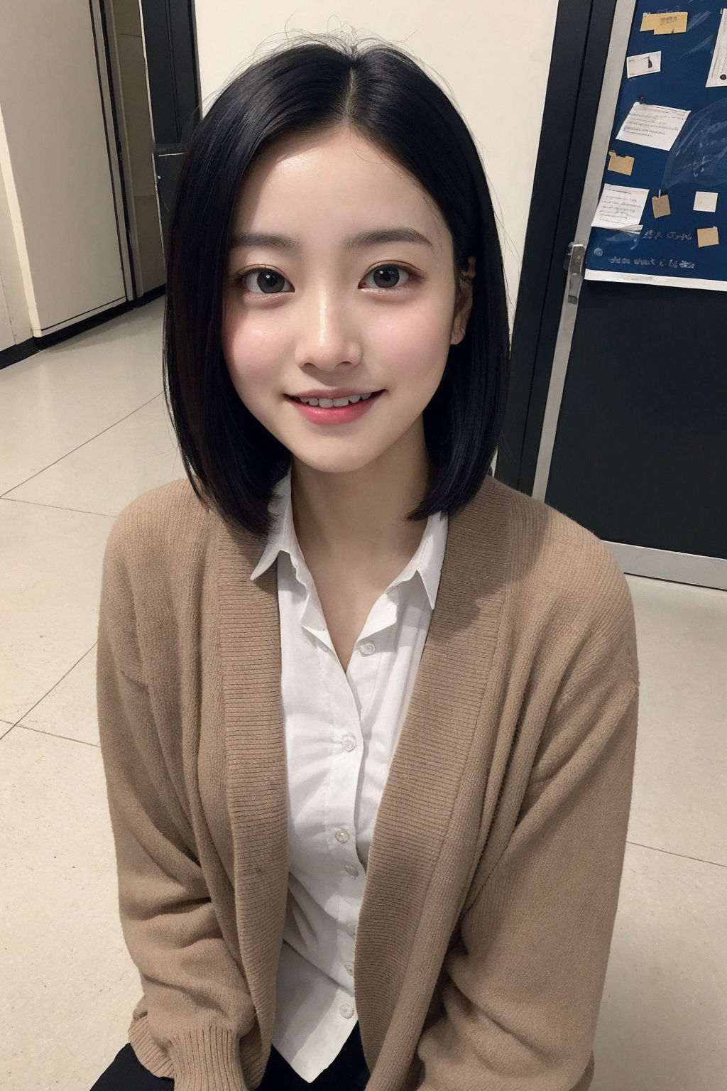 サンプル画像1:僕を、大好きな先輩(えーあいきゅーたー) [d_282729]