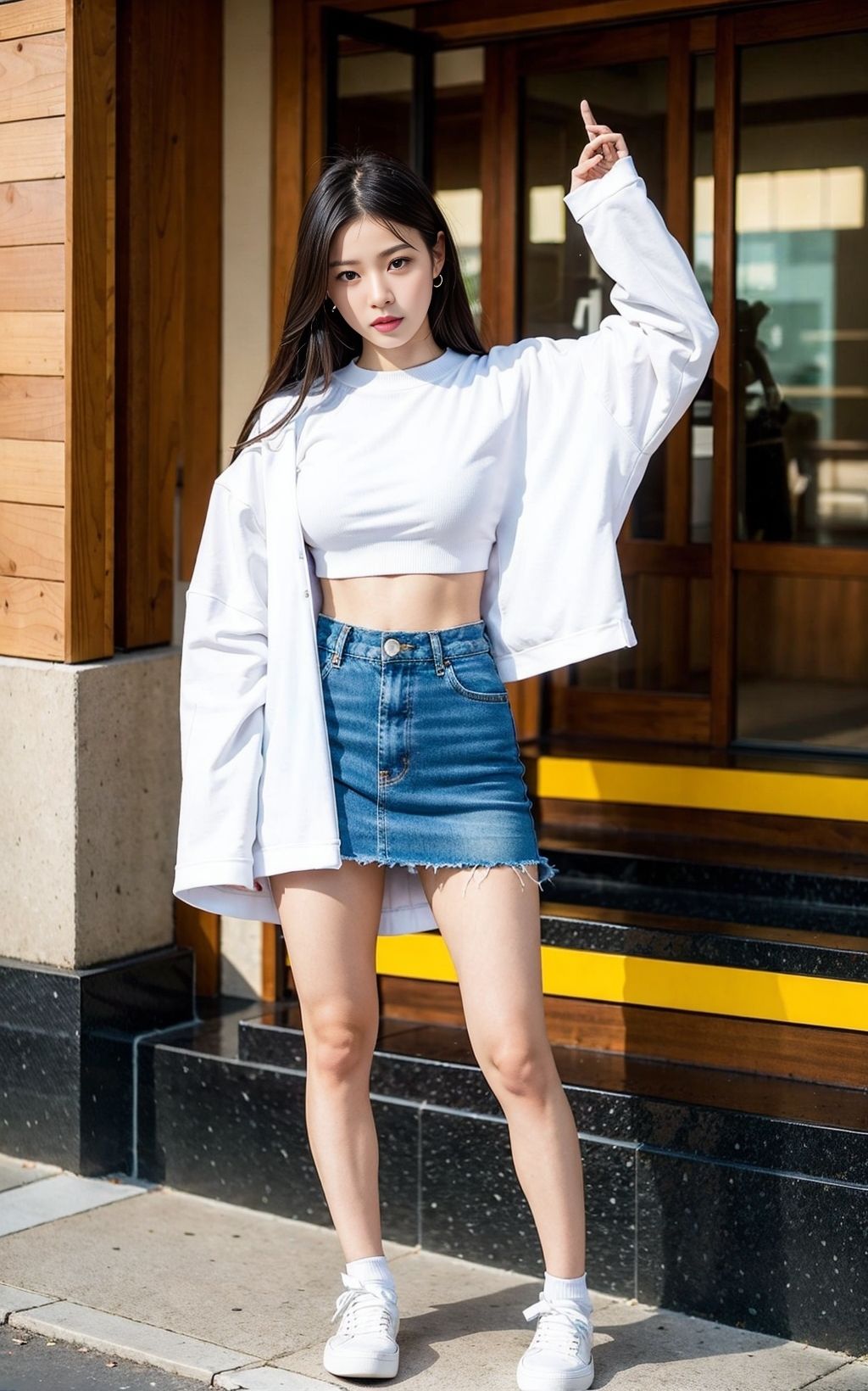 サンプル画像3:女性の輝き、街の躍動 251枚 ［AI美人写真集］(AI世界出版社) [d_282870]