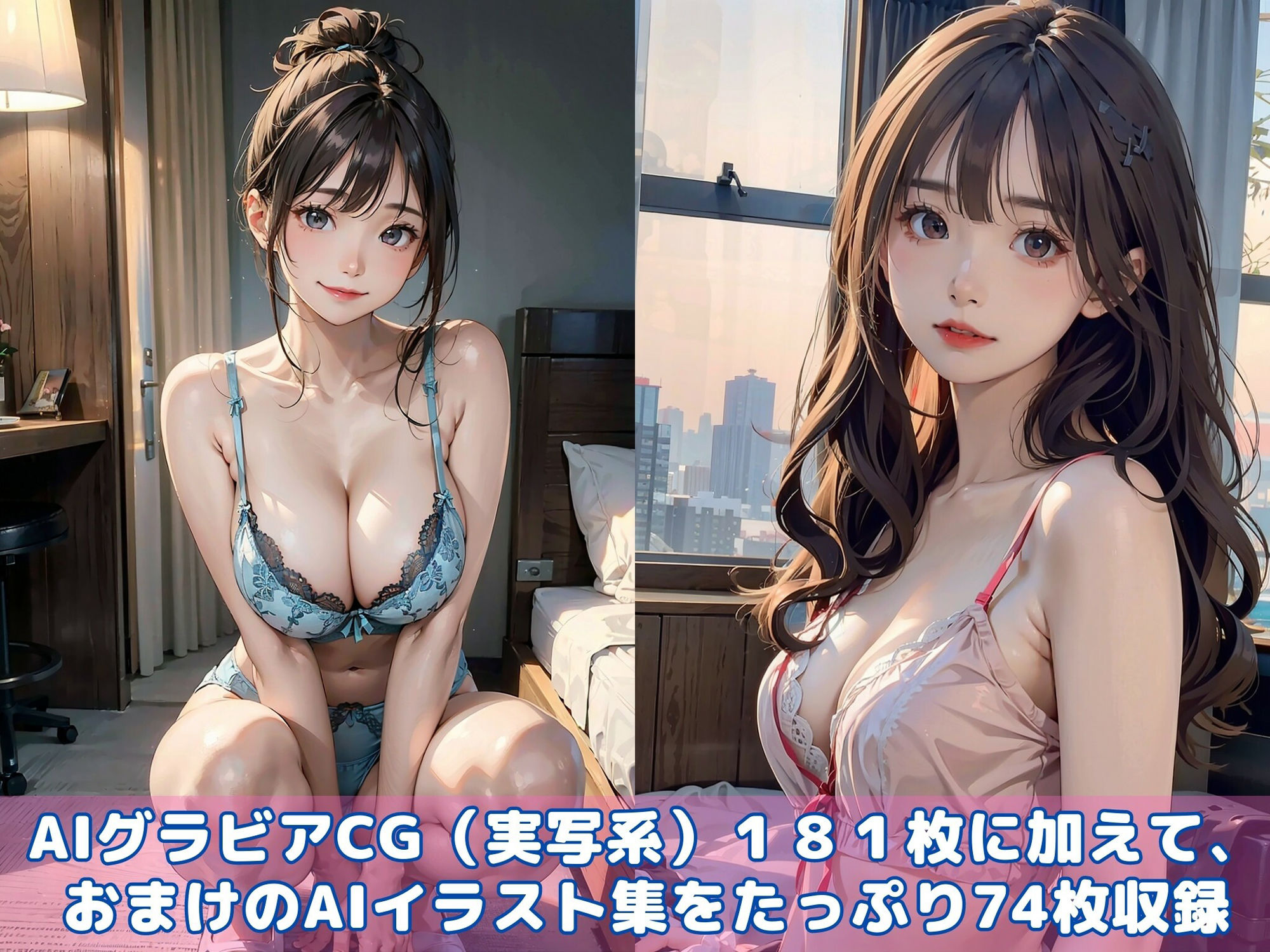 サンプル画像6:今夜は私にしませんか？【AIグラビアCG集Vol.01】(AI美女出版) [d_283024]