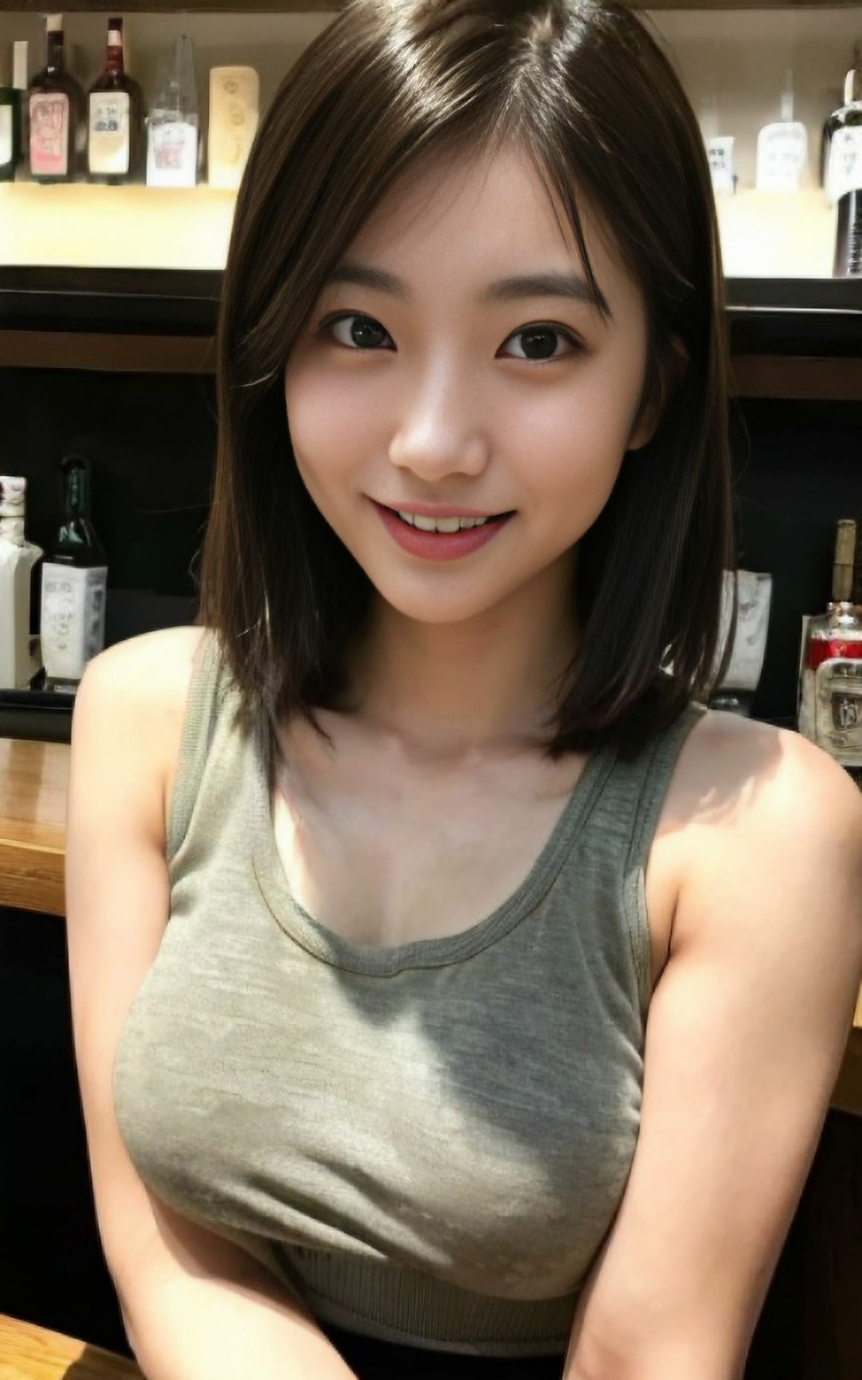 サンプル画像2:会員制バーの実態(AIグラビア図書館) [d_283077]