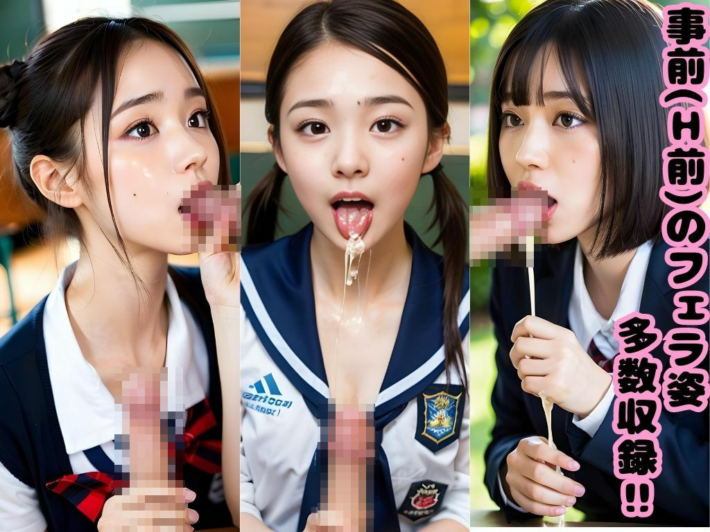 サンプル画像1:制服姿のままHな事しちゃう女子校生【厳選100名】(まーどか) [d_283123]