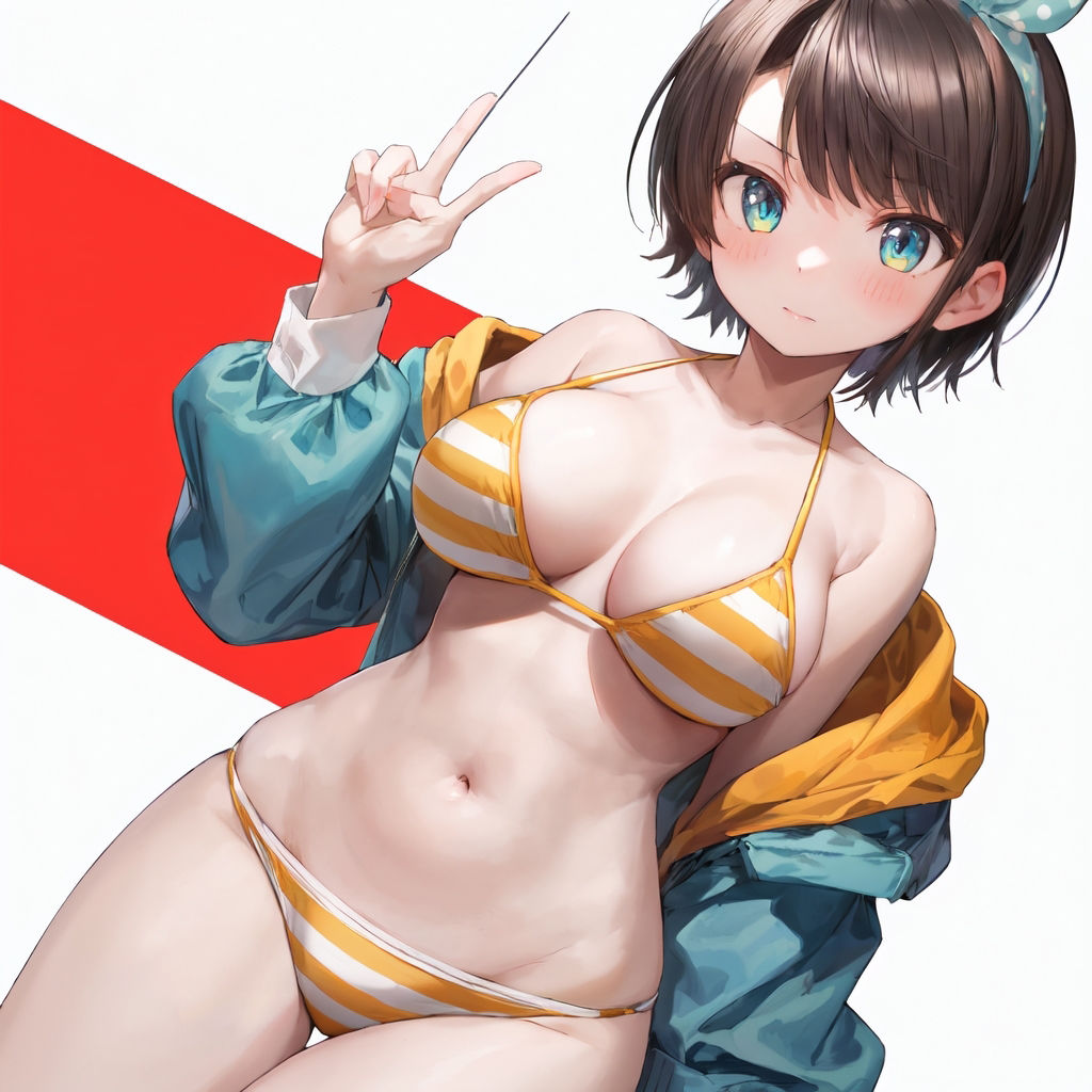 サンプル画像6:【h〇lolive】えっちなVtuberのイラスト集Vol.2〜500枚〜(川瀬と遊園地) [d_283237]