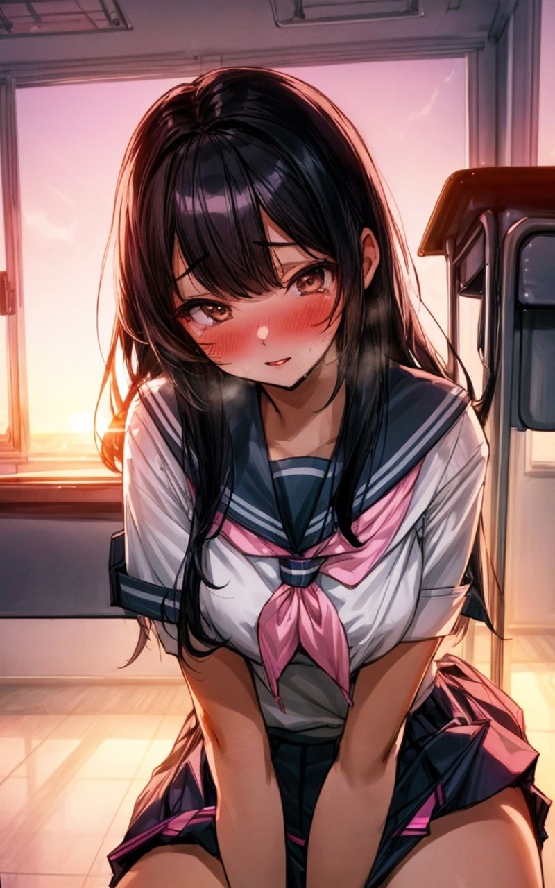 サンプル画像4:制服支配(AIスタジオ) [d_283416]