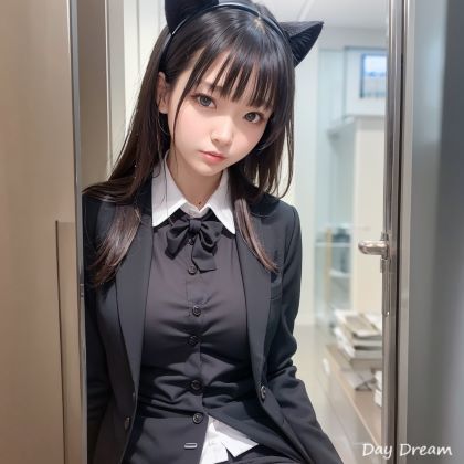 サンプル画像1:猫耳OL(Day Dream) [d_283433]