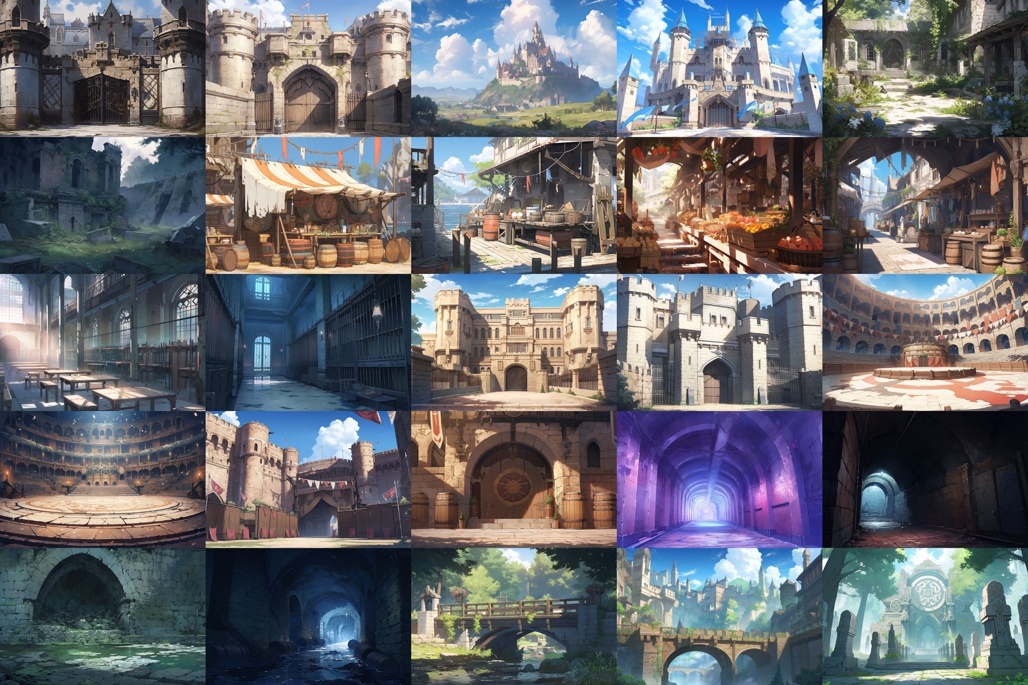 サンプル画像2:【繊細で芸術的な中世欧州風背景】著作権フリーの高解像度画像（100枚）(Game Material Store) [d_283527]