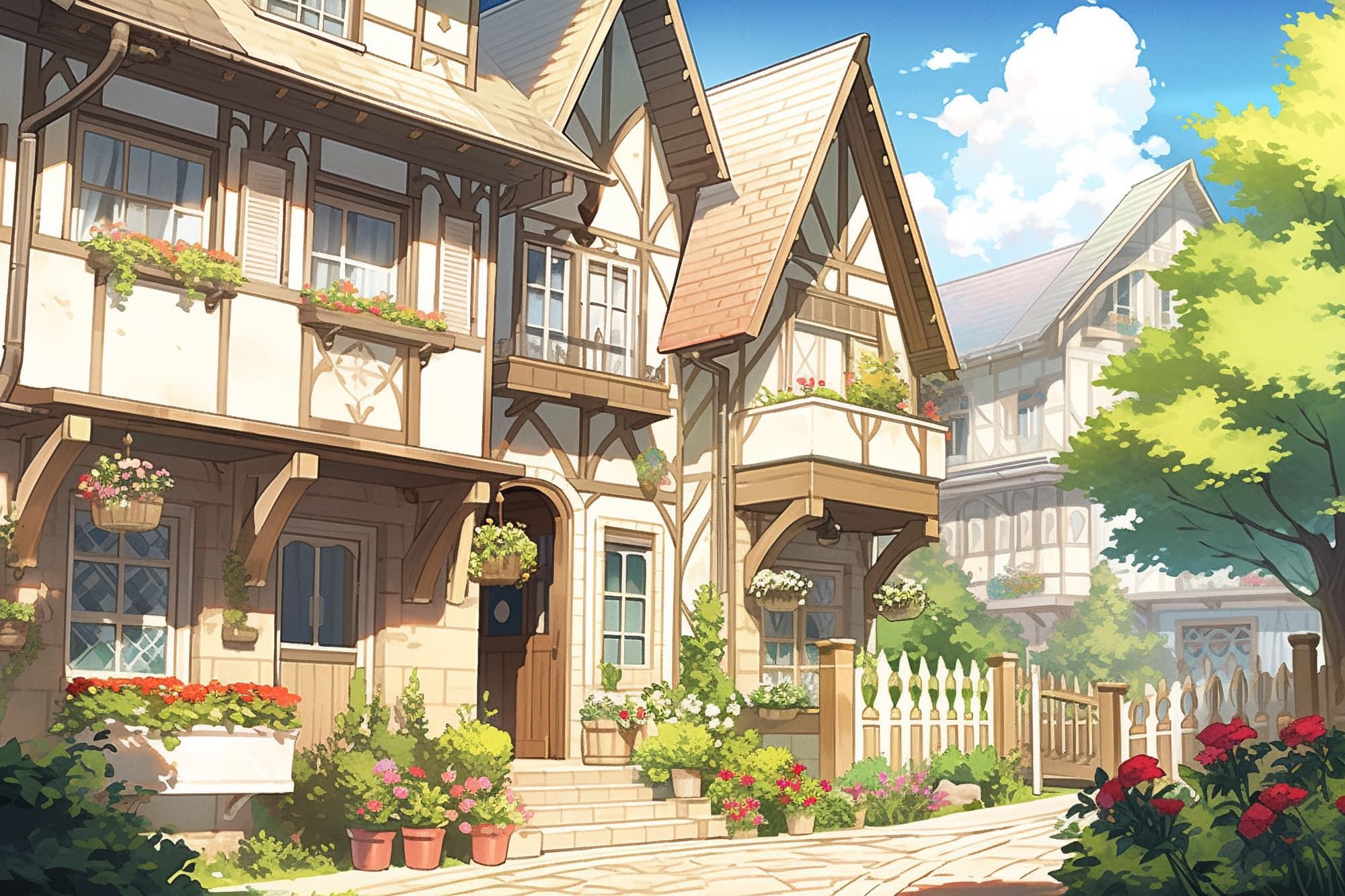 サンプル画像5:【繊細で芸術的な中世欧州風背景】著作権フリーの高解像度画像（100枚）(Game Material Store) [d_283527]