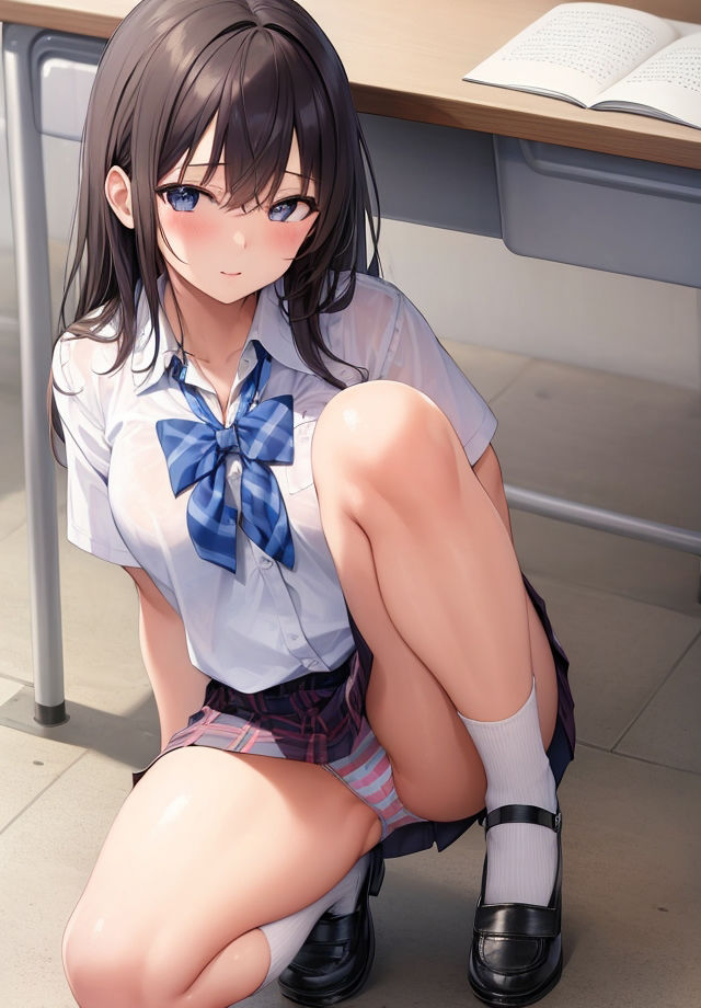 サンプル画像3:PANTY COLLECTION III JKしゃがみパンチラ(エロ天使商会) [d_283531]