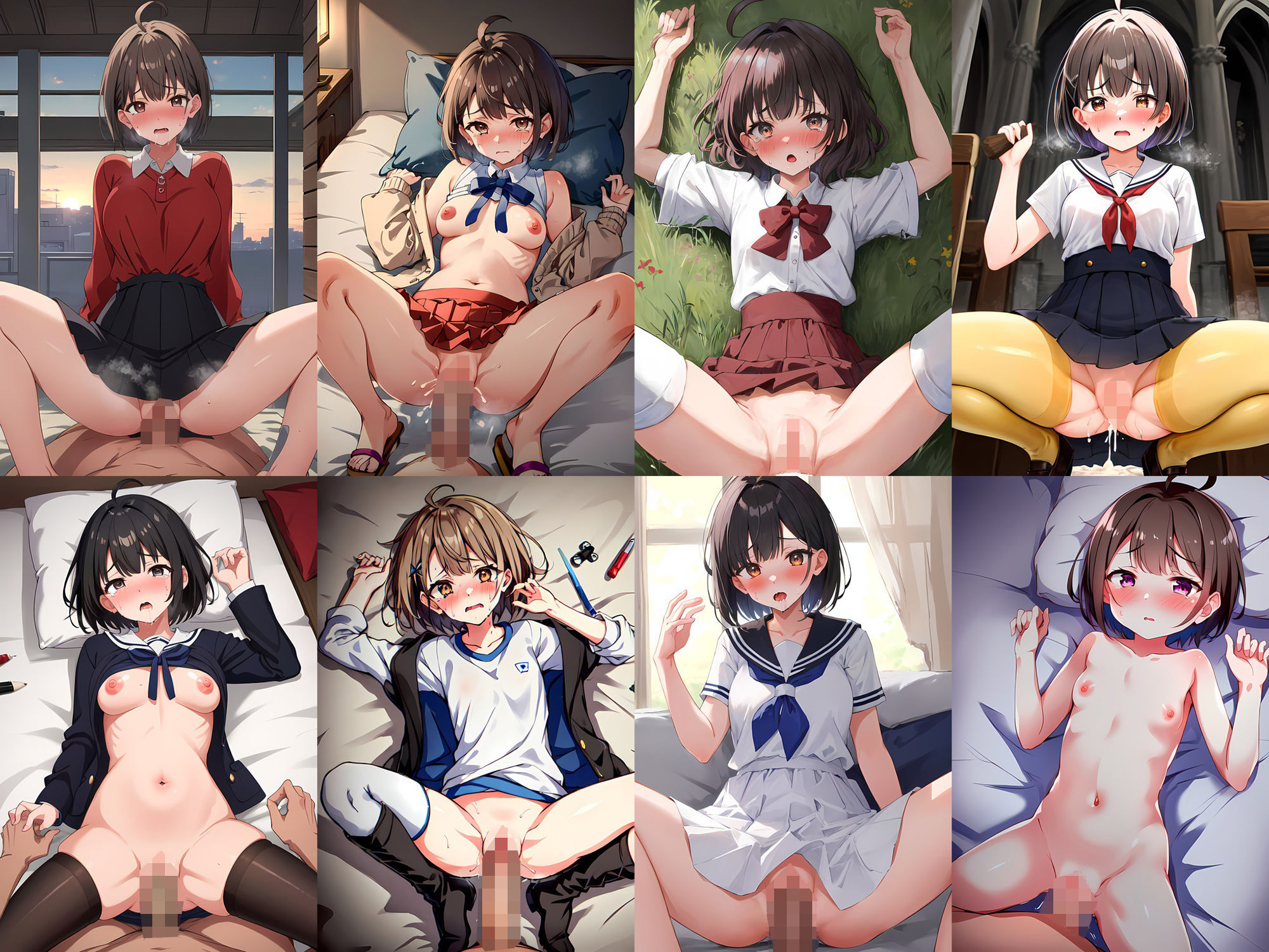 サンプル画像5:ホ○ライブ着衣セックスHCG集まとめ売り7（6人832枚）(AIで遊ぼ（まとめ売り）) [d_283544]