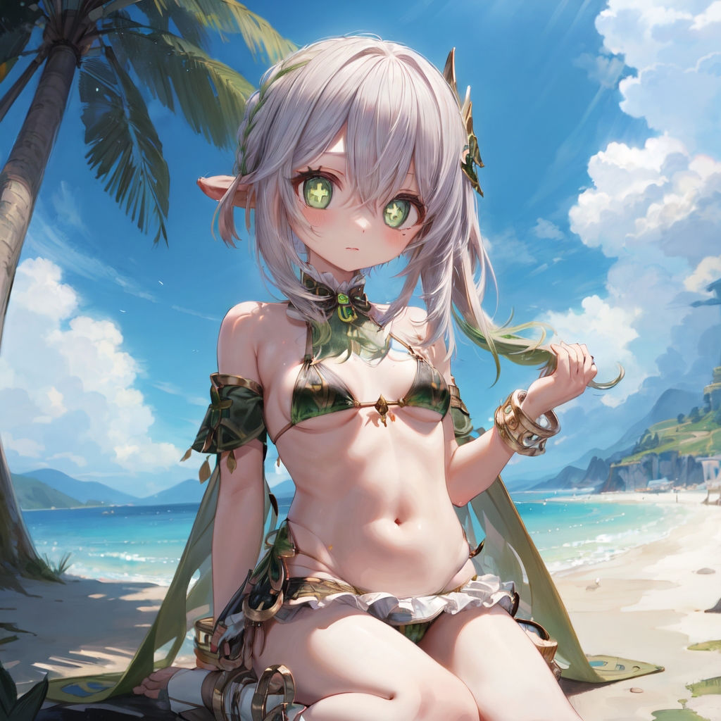 サンプル画像4:【原神】ちょっとえっちなイラスト集〜500枚〜【Genshin Impact】(川瀬と遊園地) [d_283563]