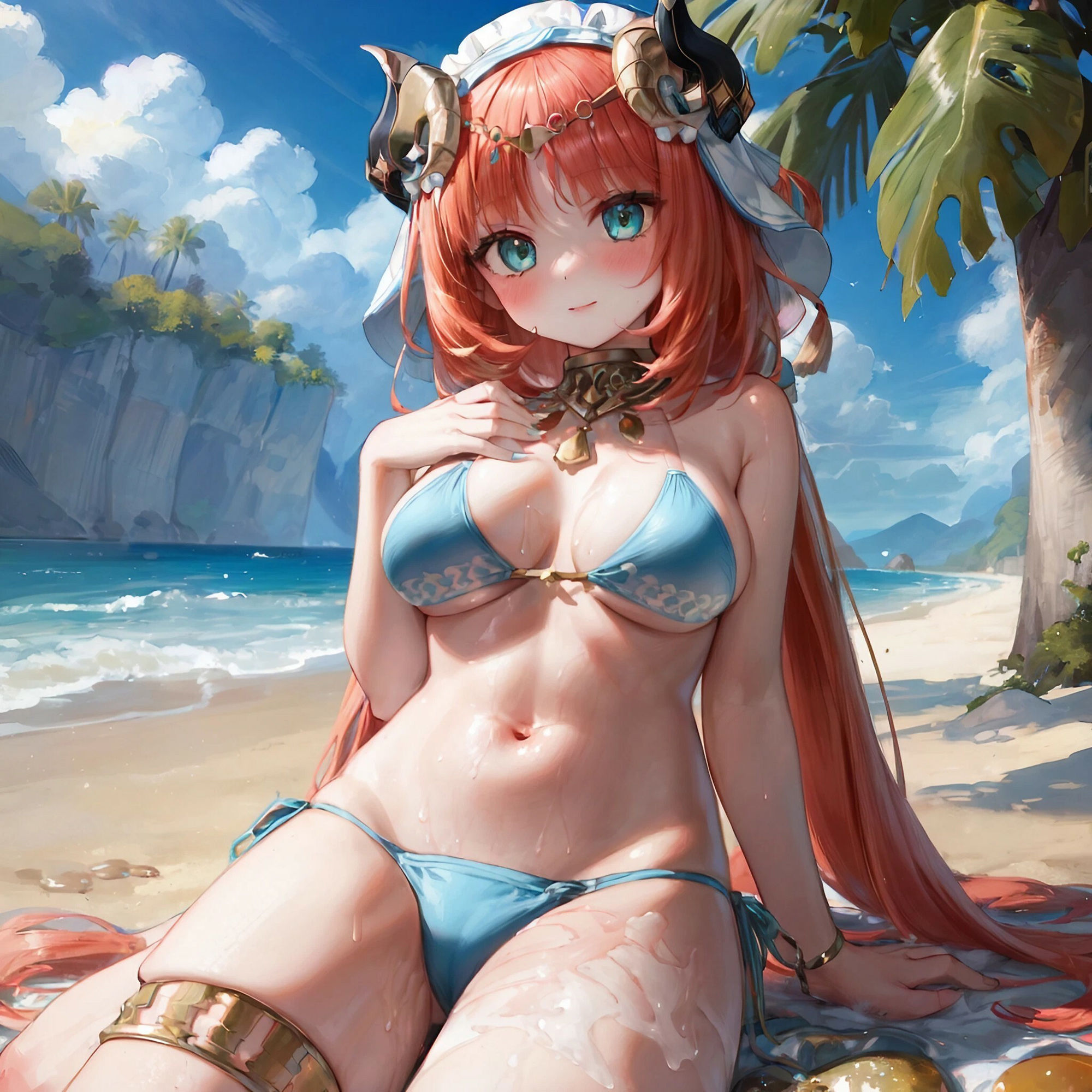 サンプル画像5:【原神】ちょっとえっちなイラスト集〜500枚〜【Genshin Impact】(川瀬と遊園地) [d_283563]