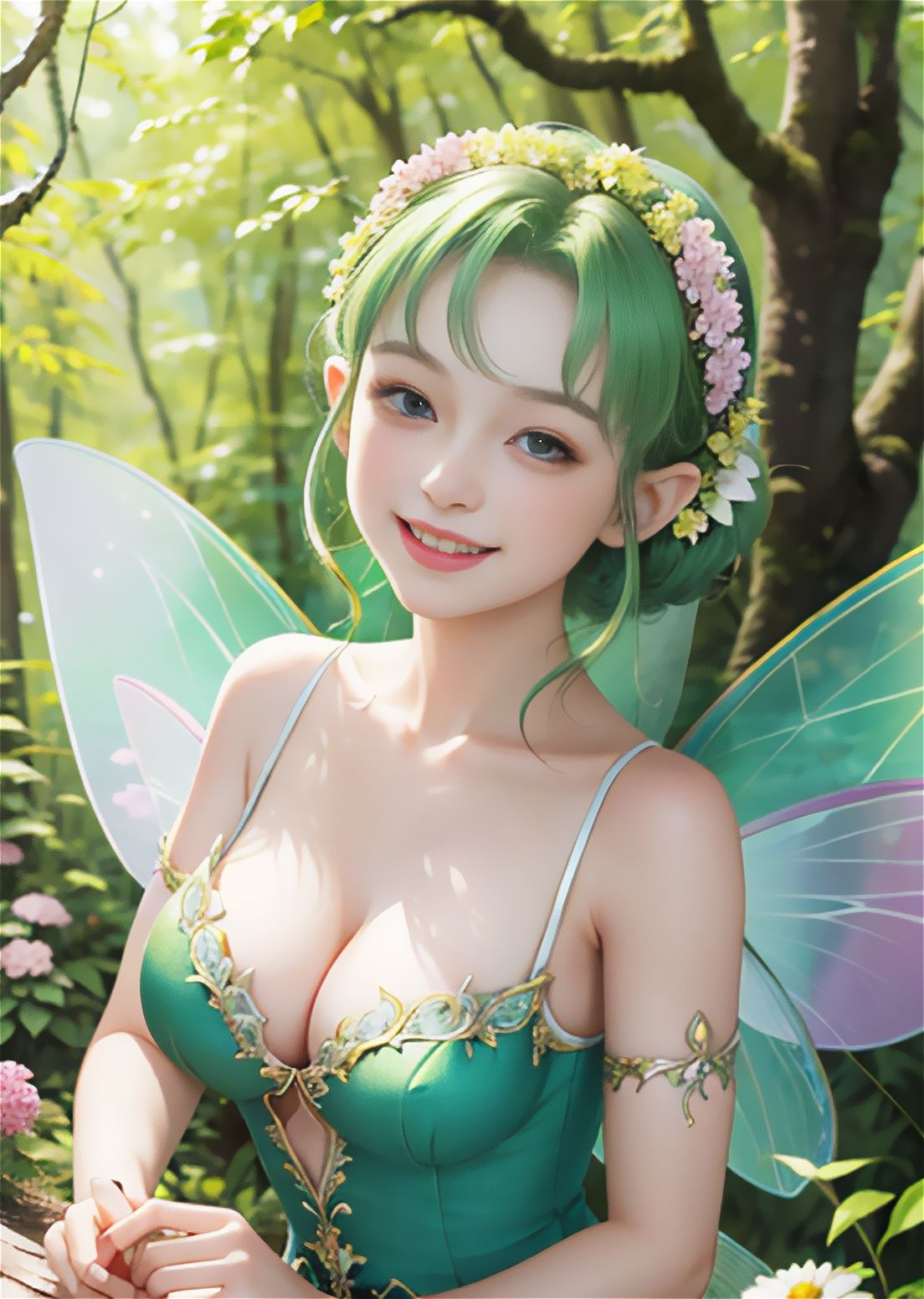 サンプル画像1:森の妖精3(幻影空域) [d_283620]