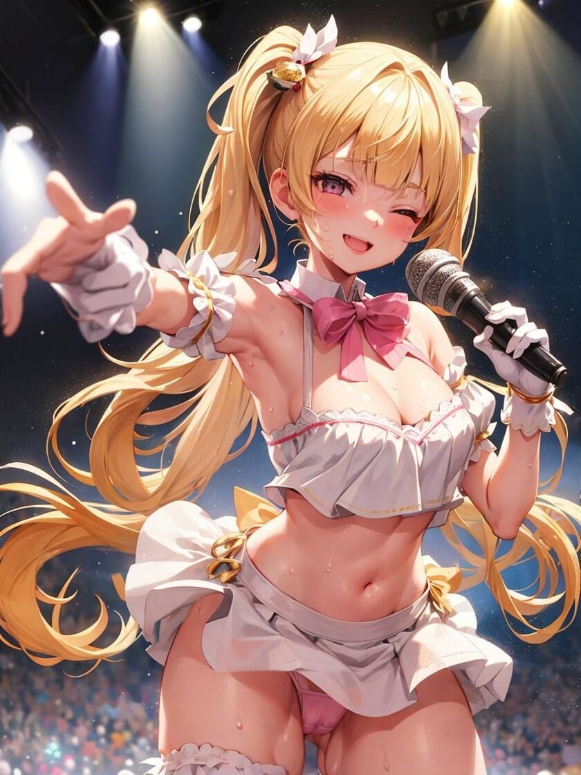 サンプル画像1:【厳選】パンチラアイドルイラスト集【AIイラスト】(厳選さん) [d_283794]