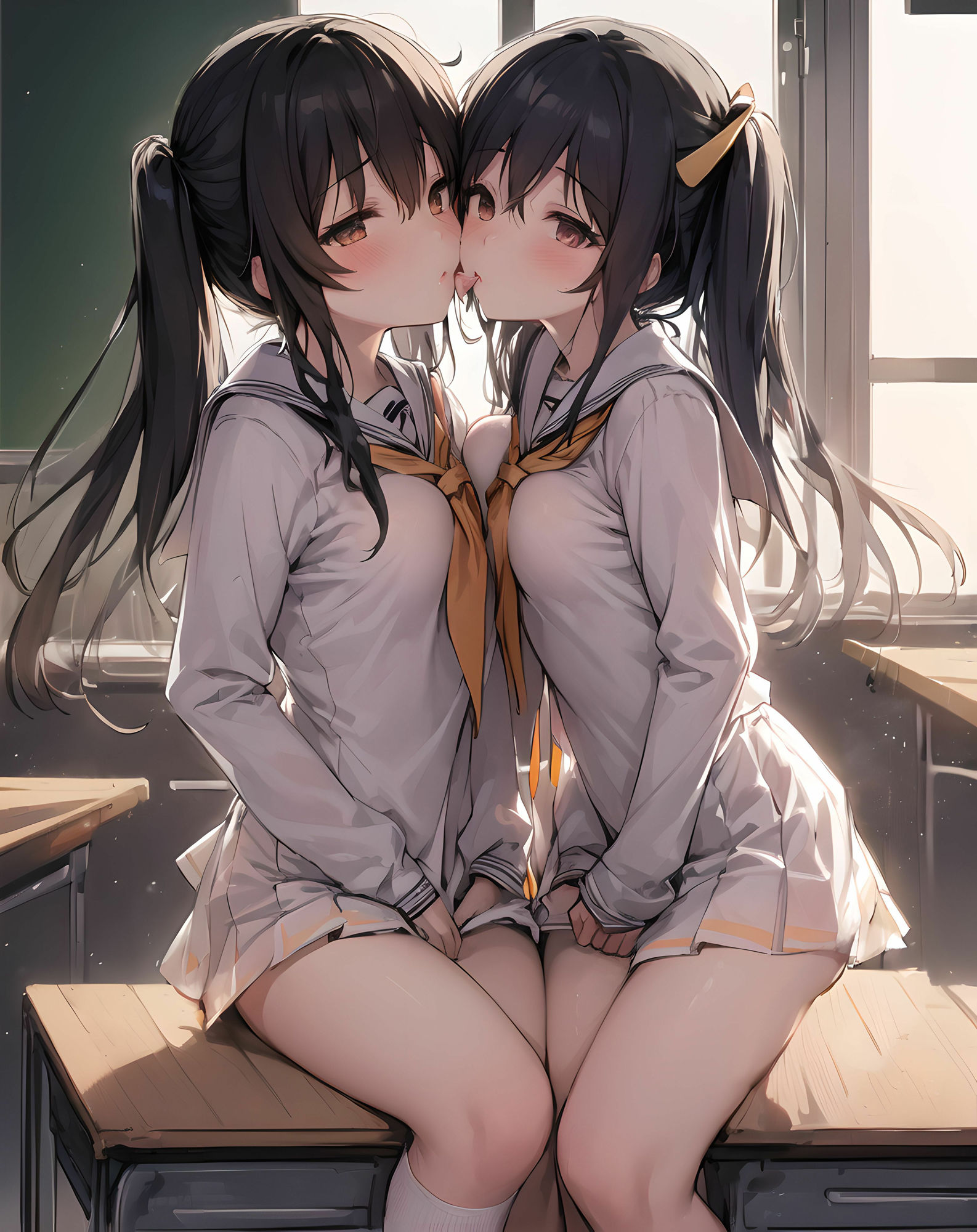 サンプル画像1:私立桃百合学園〜禁断の花園〜(フライア) [d_283853]