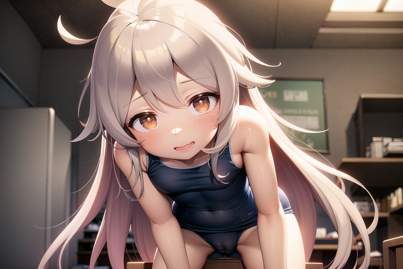 サンプル画像4:おにまい まひろちゃんスク水CG集(スタジオ神楽) [d_283987]