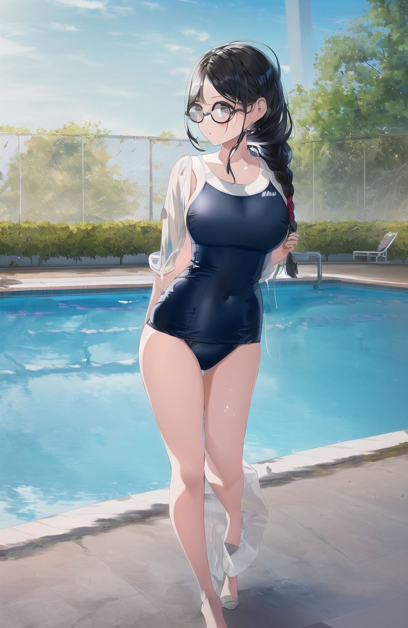 サンプル画像4:眼鏡少女のCG集 Vol.1(ぷっしーきゃっと) [d_284014]