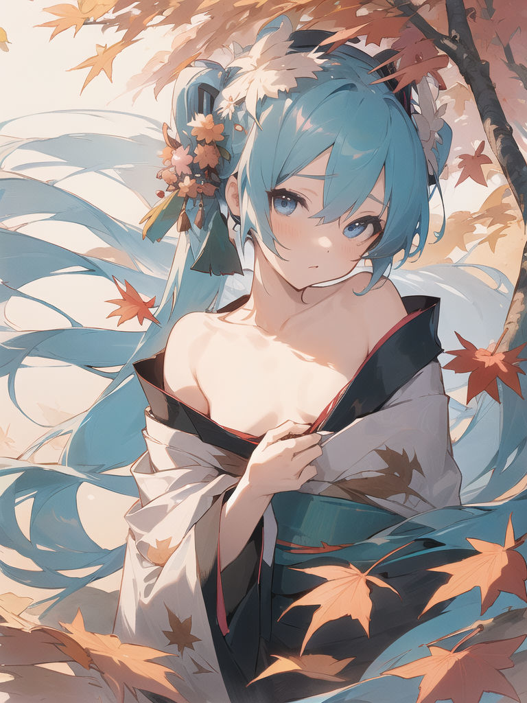 サンプル画像4:初〇ミクに色々な衣装を着てもらうイラスト集2(ぬくぬく) [d_284189]