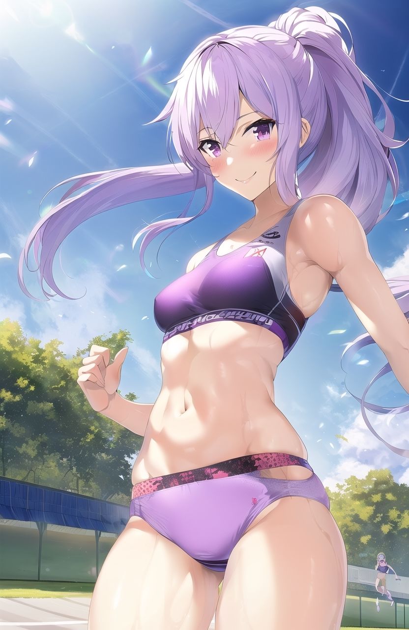 サンプル画像2:陸上少女＆褐色少女達のCG集_Vol.1(ぷっしーきゃっと) [d_284260]