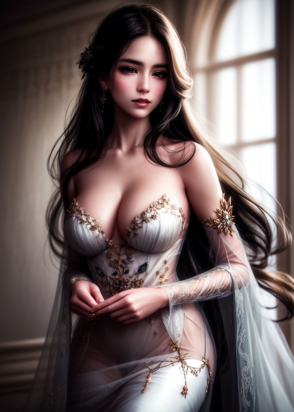 サンプル画像5:王女の誘惑〜エーテリアル・エコーズ1〜(幻想写真館：MIYABI) [d_284325]