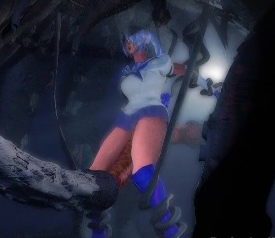 サンプル画像2:戦うヒロイン拷問 メタファー2 Aria 甲羅虫触手責め(Ararza) [d_284374]