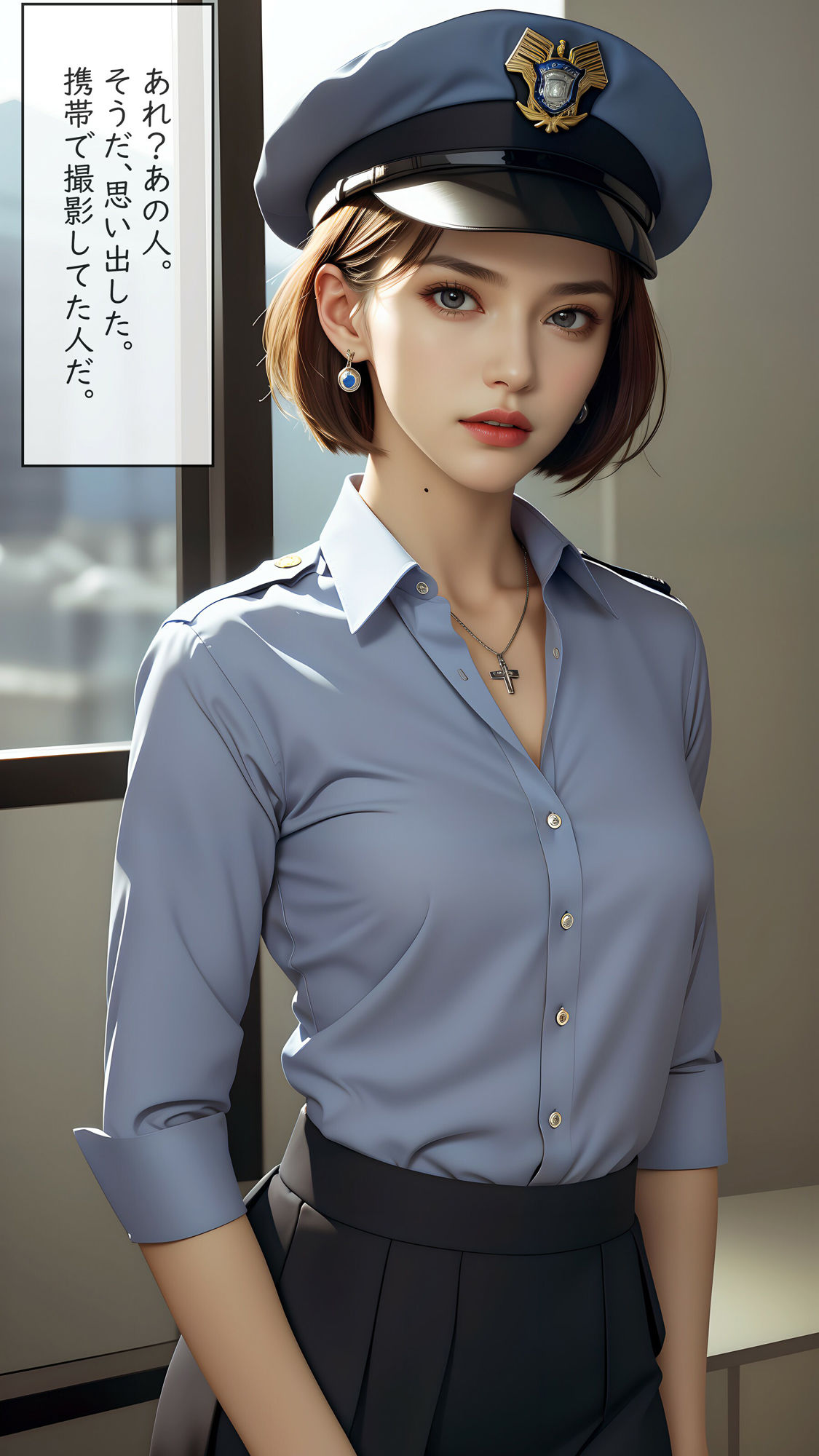 サンプル画像3:香澄（透過アプリに狙われて No.02）(AI＆ART Reina) [d_284411]