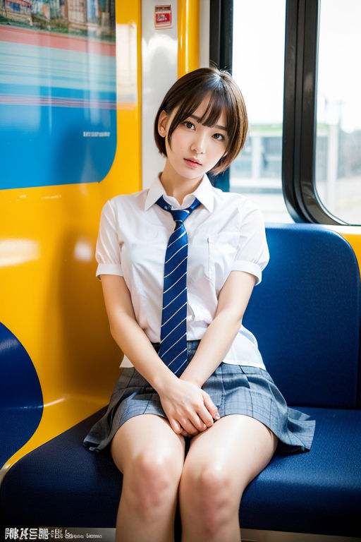 サンプル画像6:電車の向かい席5〜ショートカット〜その2(★マイナーフェチ★の殿堂) [d_284425]