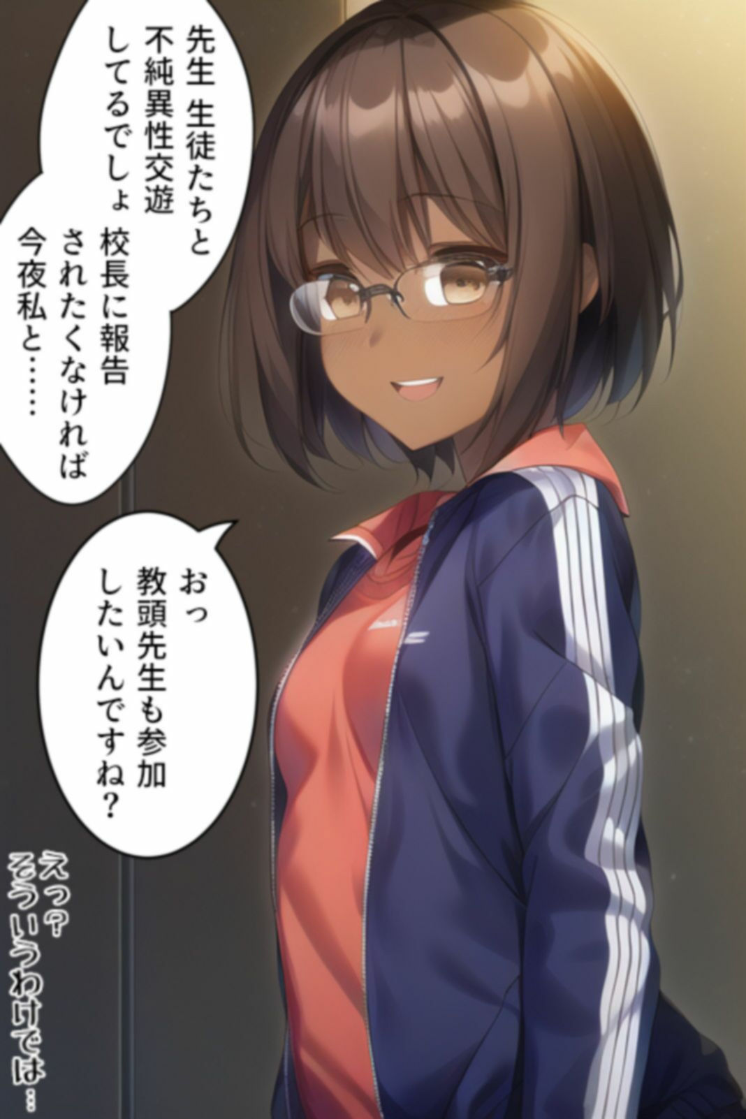 サンプル画像3:彼氏（キミ）も友達（アンタ）もだ〜い好き(褐色眼鏡工房) [d_284479]