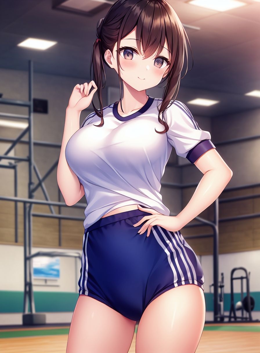 サンプル画像4:体操服・スポーツウェアCG集(コーン牧場) [d_284523]