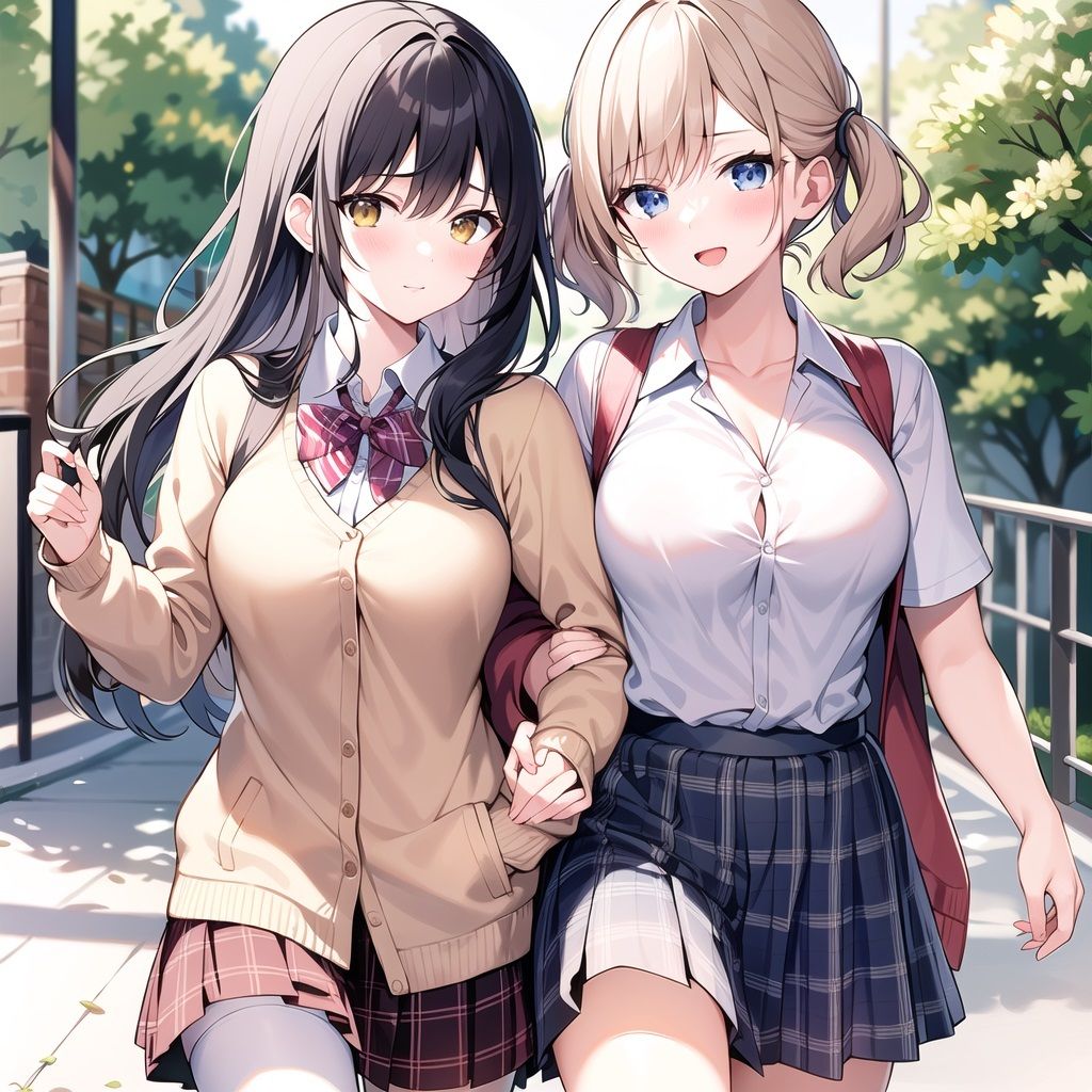 サンプル画像1:百合っていいよね【総編集】(misaki.AIart) [d_284545]