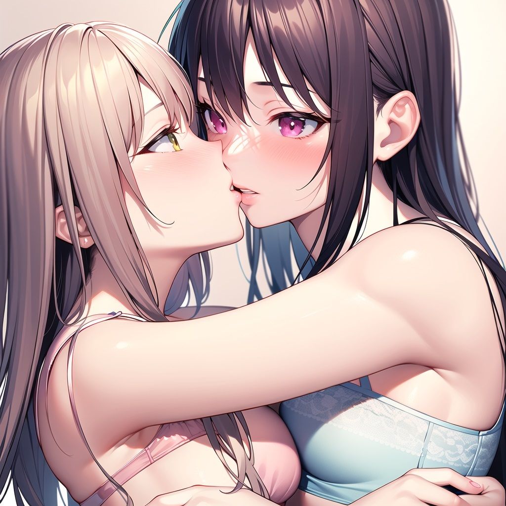 サンプル画像2:百合っていいよね【総編集】(misaki.AIart) [d_284545]