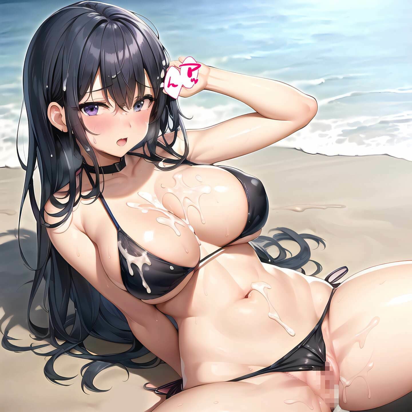 サンプル画像3:ビッチになっちゃう秘密の浜辺〜女子校生たちに中出し放題〜【豪華328枚収録】(清純白書) [d_284782]