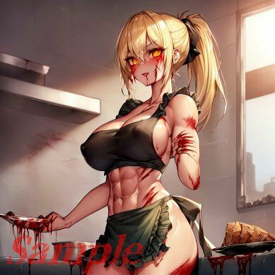 サンプル画像4:【AI】ゾンビ美少女のイラスト集(AIと平和) [d_284864]