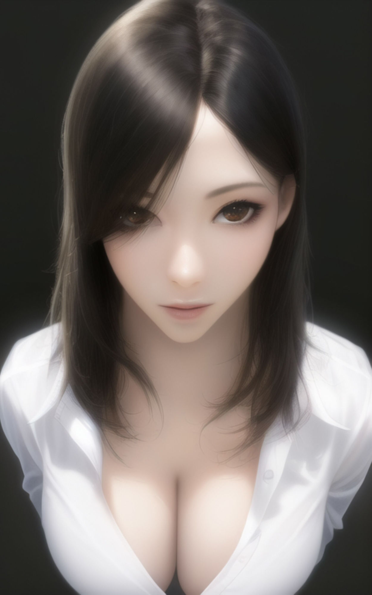 サンプル画像3:AI Fetich Album ＃2 白シャツ美女(やなせ) [d_285015]