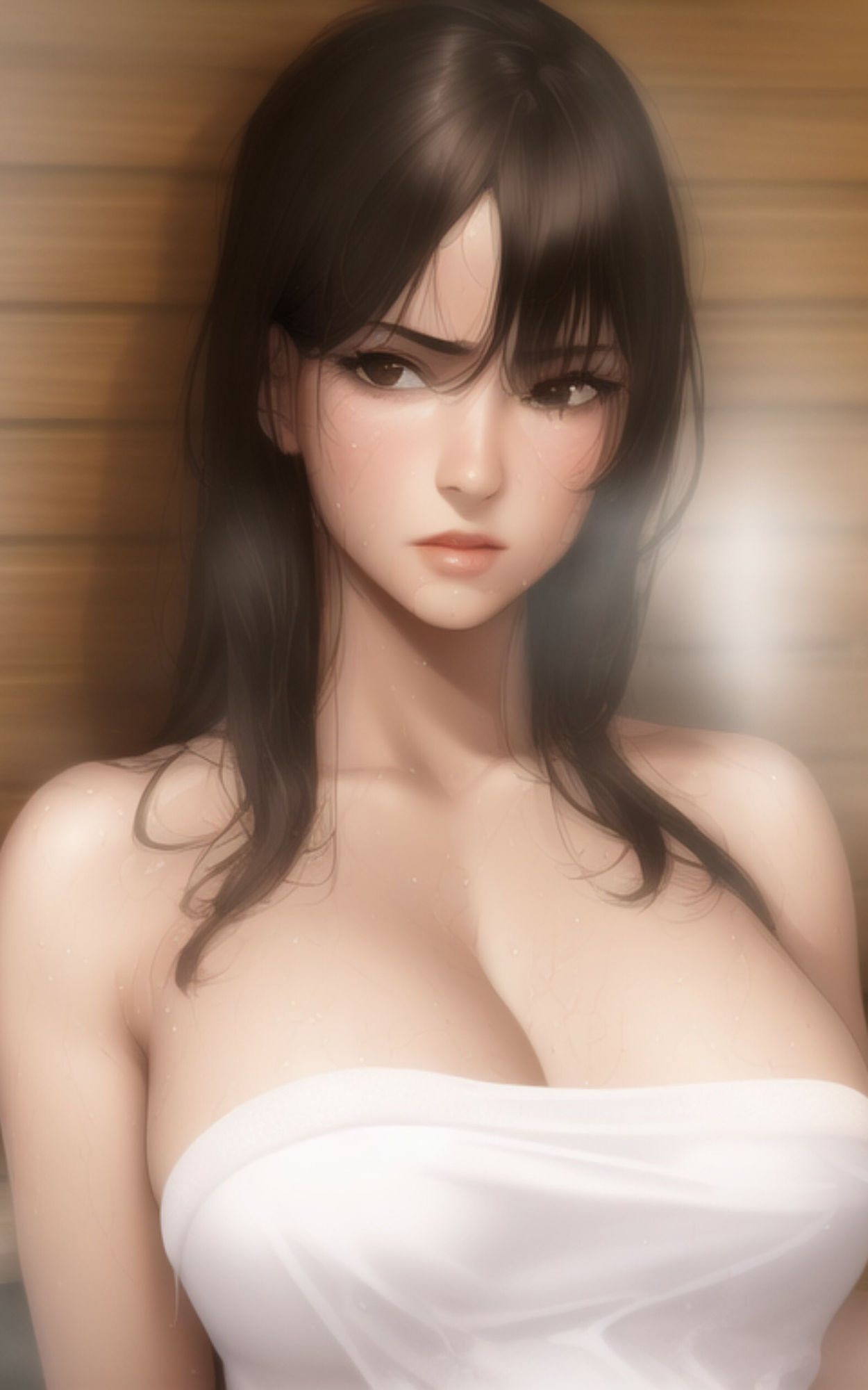 サンプル画像3:AI Fetich Album ＃3 サウナ美女【AIグラビア写真集】(やなせ) [d_285017]