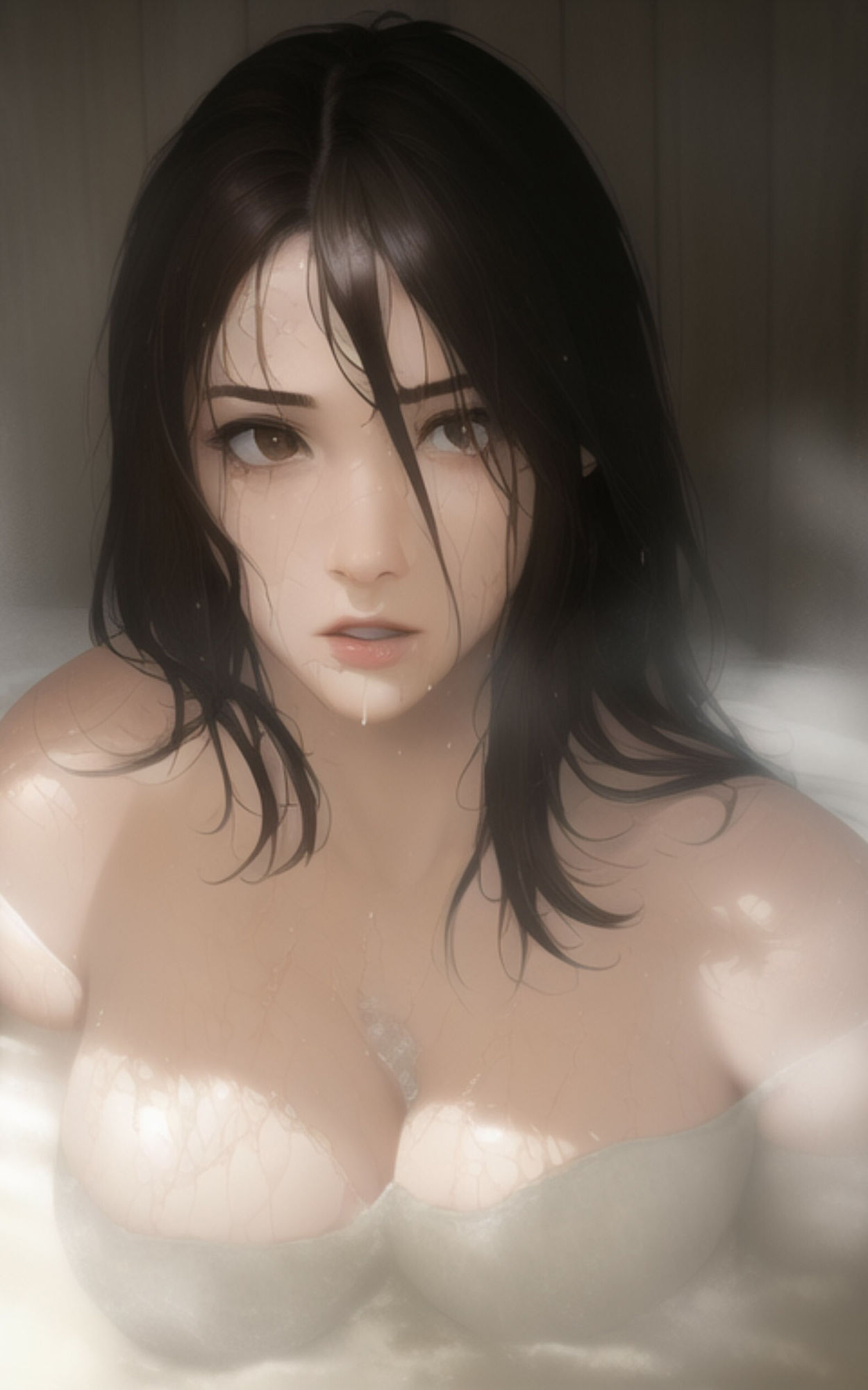 サンプル画像4:AI Fetich Album ＃3 サウナ美女【AIグラビア写真集】(やなせ) [d_285017]