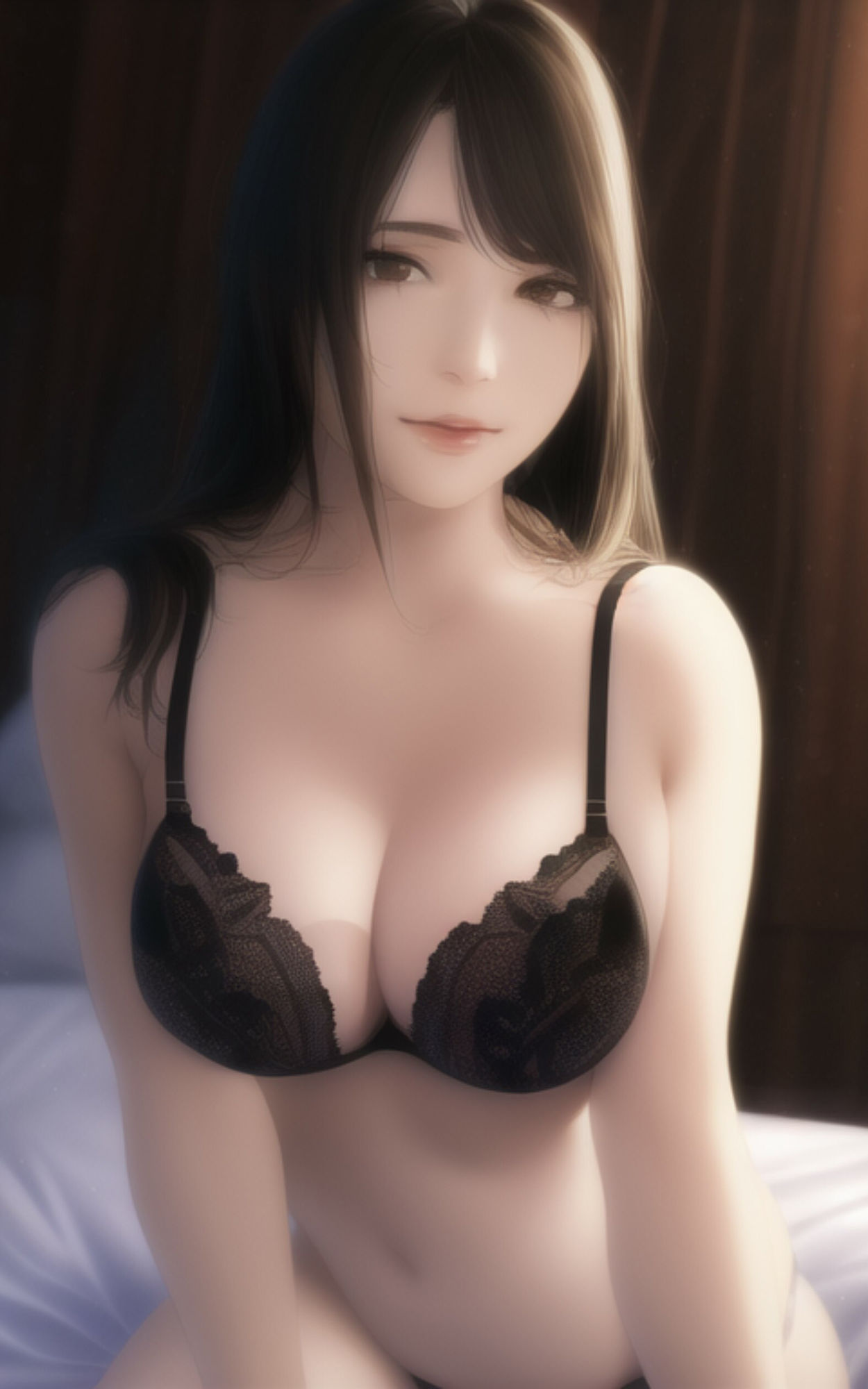 サンプル画像2:AI Fetich Album ＃4 下着姿の美女たち【AIグラビア写真集】(やなせ) [d_285018]