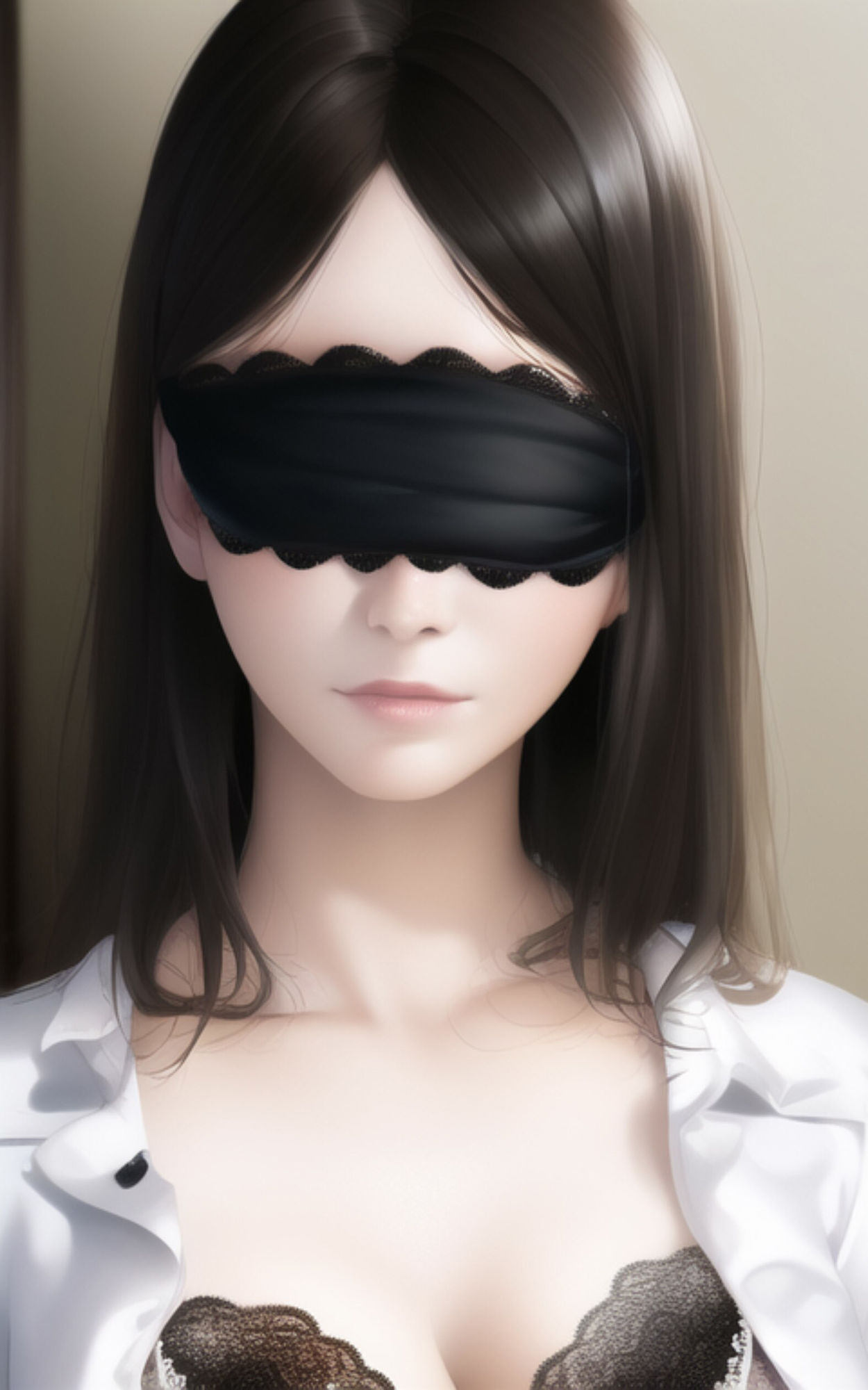 サンプル画像1:AI Fetich Album ＃5 目隠し【AIグラビア写真集】(やなせ) [d_285019]