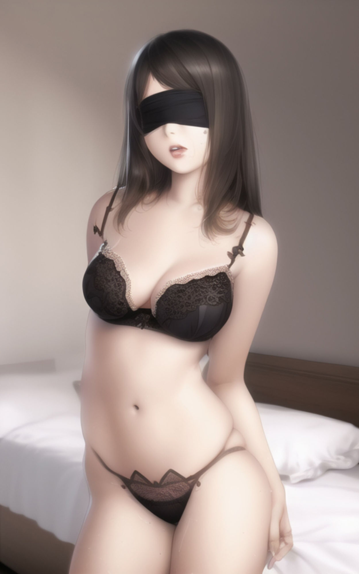 サンプル画像3:AI Fetich Album ＃5 目隠し【AIグラビア写真集】(やなせ) [d_285019]
