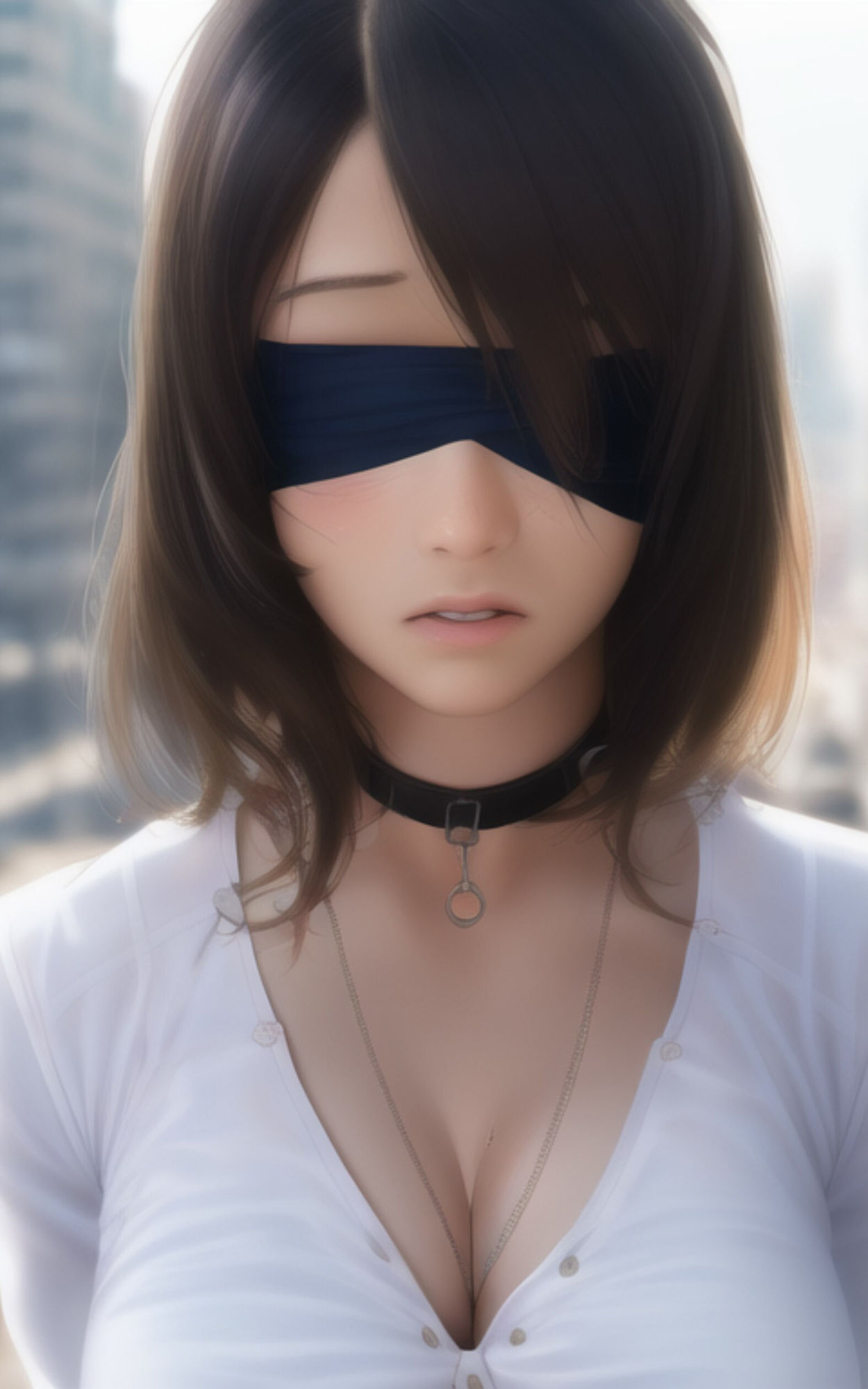 サンプル画像1:AI Fetich Album ＃7 ペットにされちゃう美女たち【AIグラビア写真集】(やなせ) [d_285020]