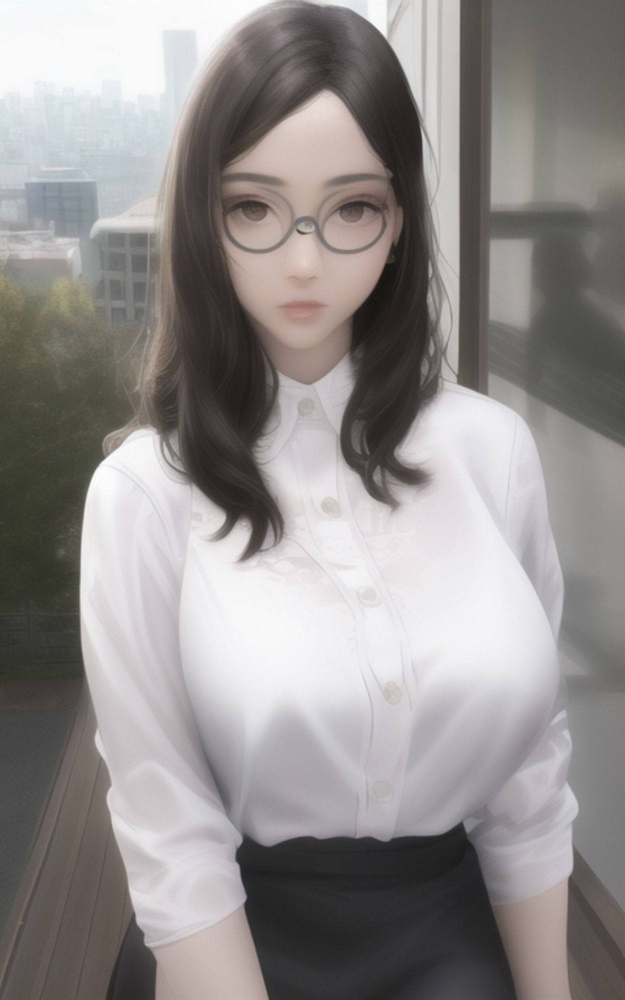 サンプル画像3:AI Fetich Album ＃6 メガネ女子【AIグラビア写真集】(やなせ) [d_285026]