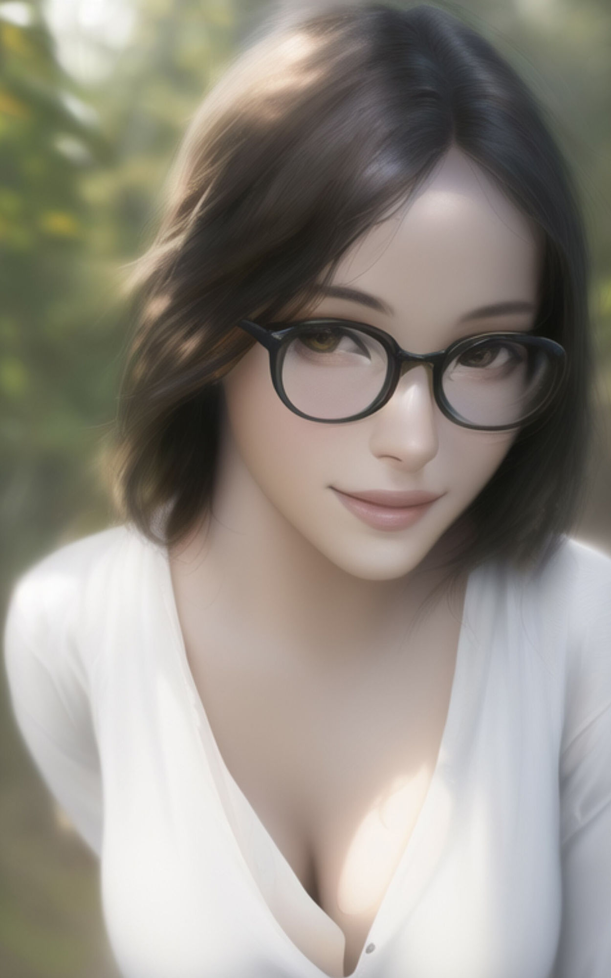 サンプル画像4:AI Fetich Album ＃6 メガネ女子【AIグラビア写真集】(やなせ) [d_285026]