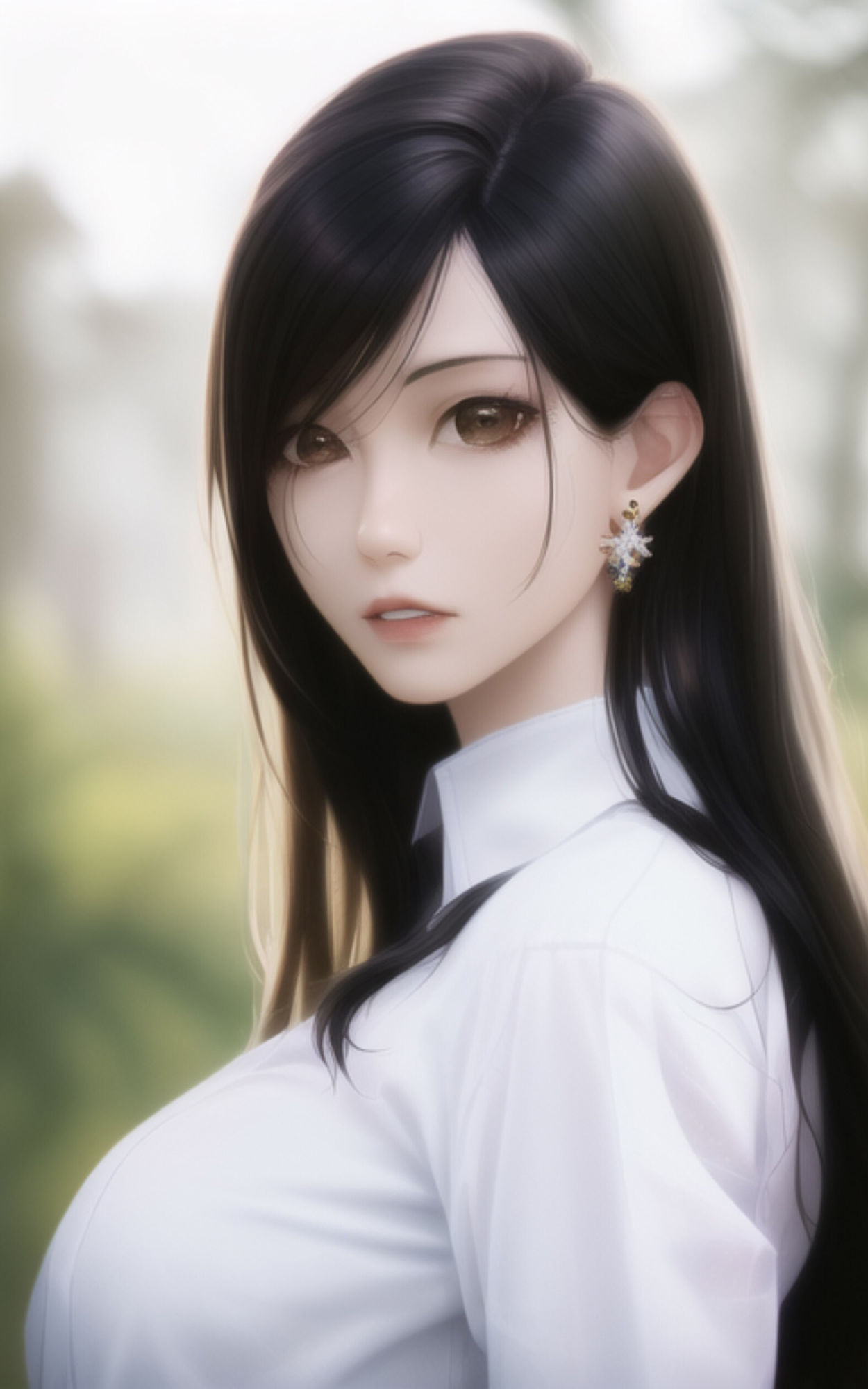 サンプル画像3:AI Fetich Album ＃15 イヤリング美女【AIグラビア写真集】(やなせ) [d_285030]