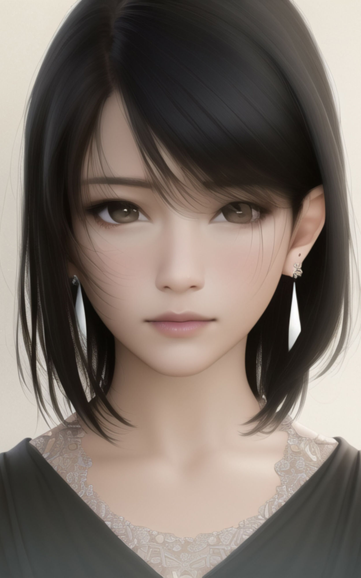 サンプル画像4:AI Fetich Album ＃15 イヤリング美女【AIグラビア写真集】(やなせ) [d_285030]